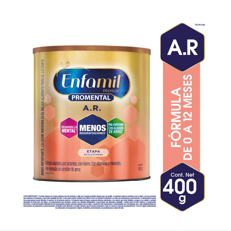 Enfamil en polvo a base de leche con hierro fórmula infantil 1 a 12 meses