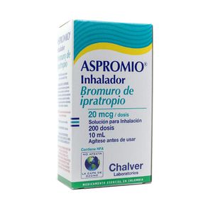 ASPROMIO (RG) INHALADOR 20 MCG CAJA 10 ML X 200 DOSIS