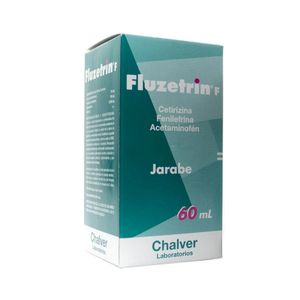 FLUZETRIN F JARABE CAJA 60 ML