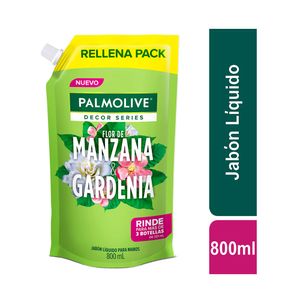 JABON LIQUIDO PALMOLIVE MANZANA GARDENIA DOYPACK 800 ML