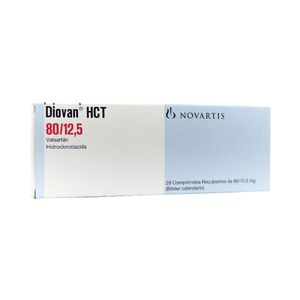 DIOVAN HCT COMPRIMIDOS 80 MG/12.5 MG