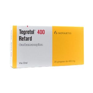 TEGRETOL RETARD (RG) GRAGEAS 400 MG