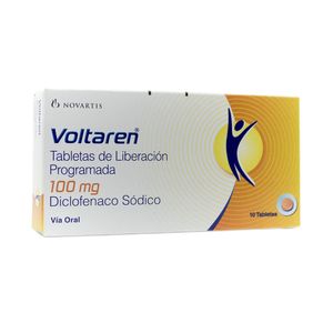 VOLTAREN RETARD GRAGEAS 100 MG