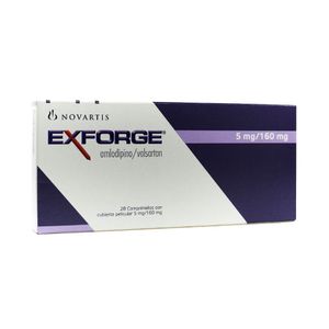 EXFORGE (RG) COMPRIMIDOS 5/160 MG