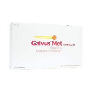 GALVUS MET (RG) COMPRIMIDOS 50/850 MG