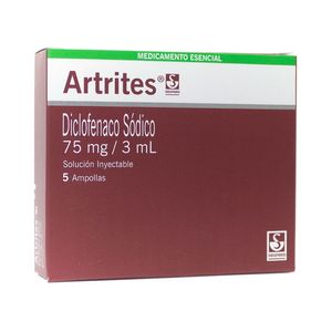 ARTRITES AMPOLLAS 75 MG