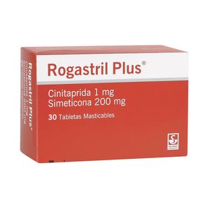 ROGASTRIL PLUS T. MASTICABLES 1MG/200MG