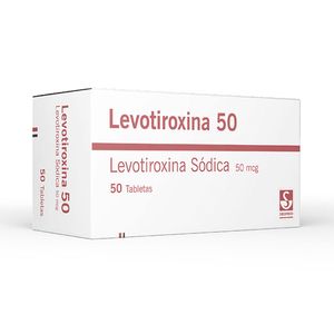 LEVOTIROXINA TABLETAS 50 MCG