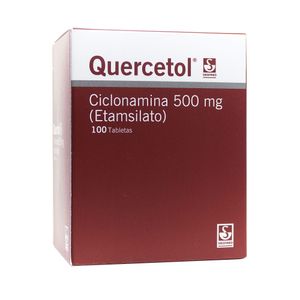 QUERCETOL TABLETAS 500 MG