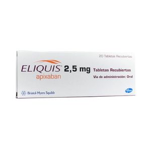 ELIQUIS TABLETAS 2.5 MG