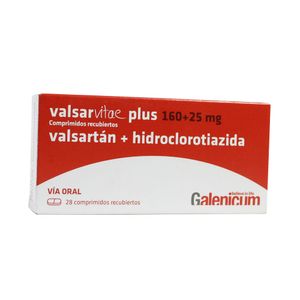 VALSARVITAE PLUS COMPRIMIDOS 160 MG/25 MG