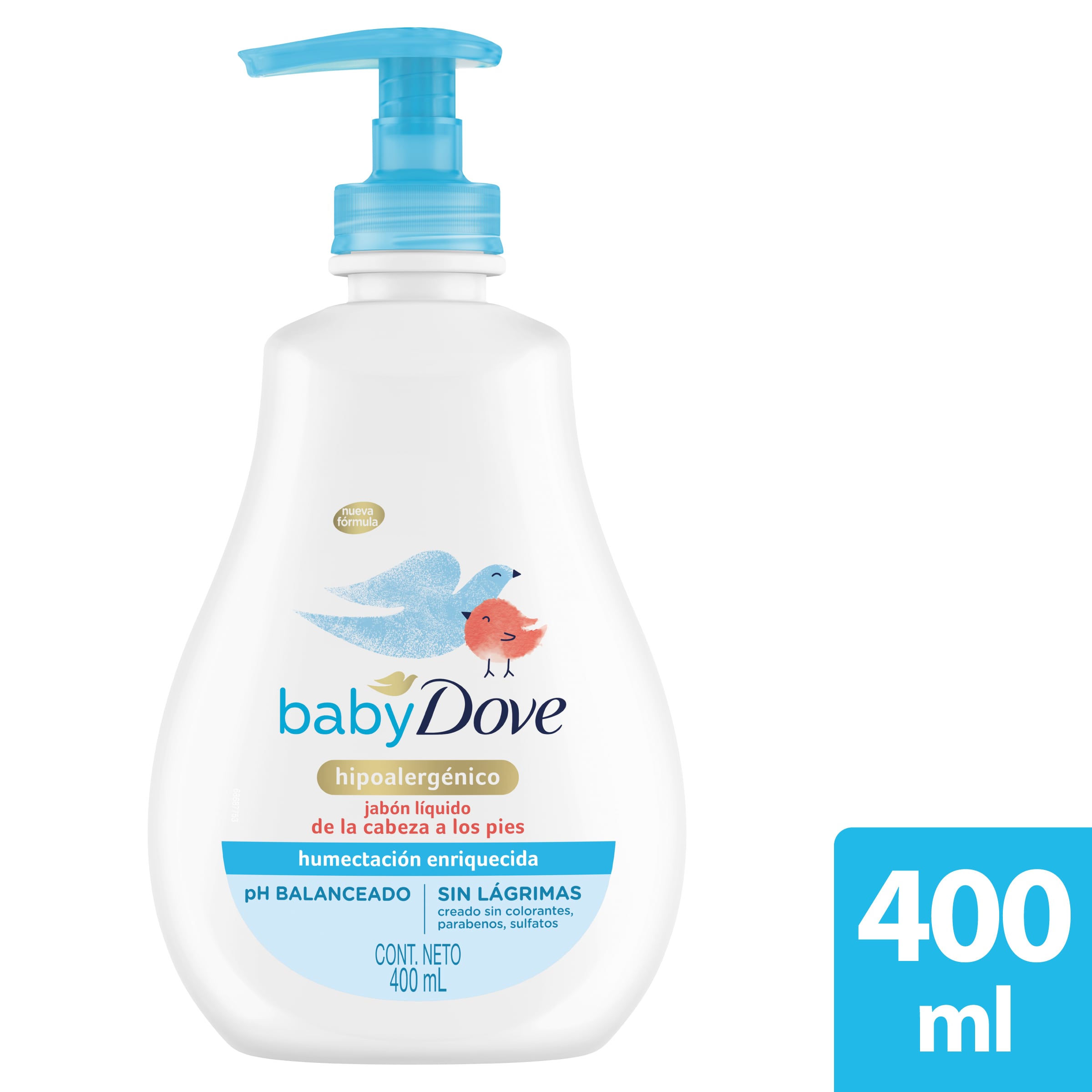 Champú y jabón líquido para el cuerpo sin lágrimas para bebés