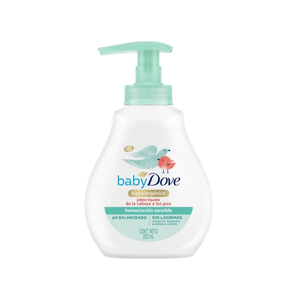  Baby Jolie Jabón corporal para bebé, lavado de cabello y cuerpo  para bebés y recién nacidos 2 en 1, champú + jabón, 7.5 onzas