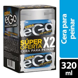 CERA EGO LOOK DEFINIDO P.E. POTE 2 X 160 ML