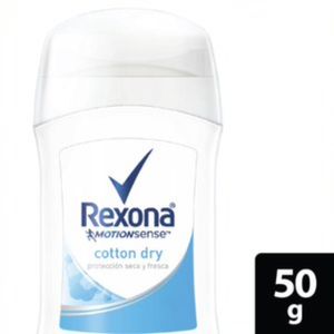 DESODORANTE REXONA  COTTON BARRA 50 G