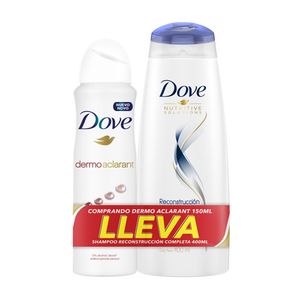 DESODORANTE DOVE DERMO ACLARAN GTS SH RECO FRASCO 400 ML