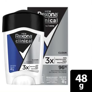 DESODORANTE CREMA REXONA MEN CLINICAL CAJA 48 G