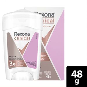 DESODORANTE CREMA REXONA CLINICAL WOMAN CAJA 48 G