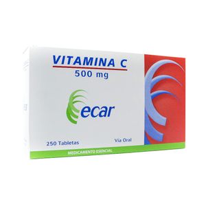 VITAMINA C TABLETAS 500 MG