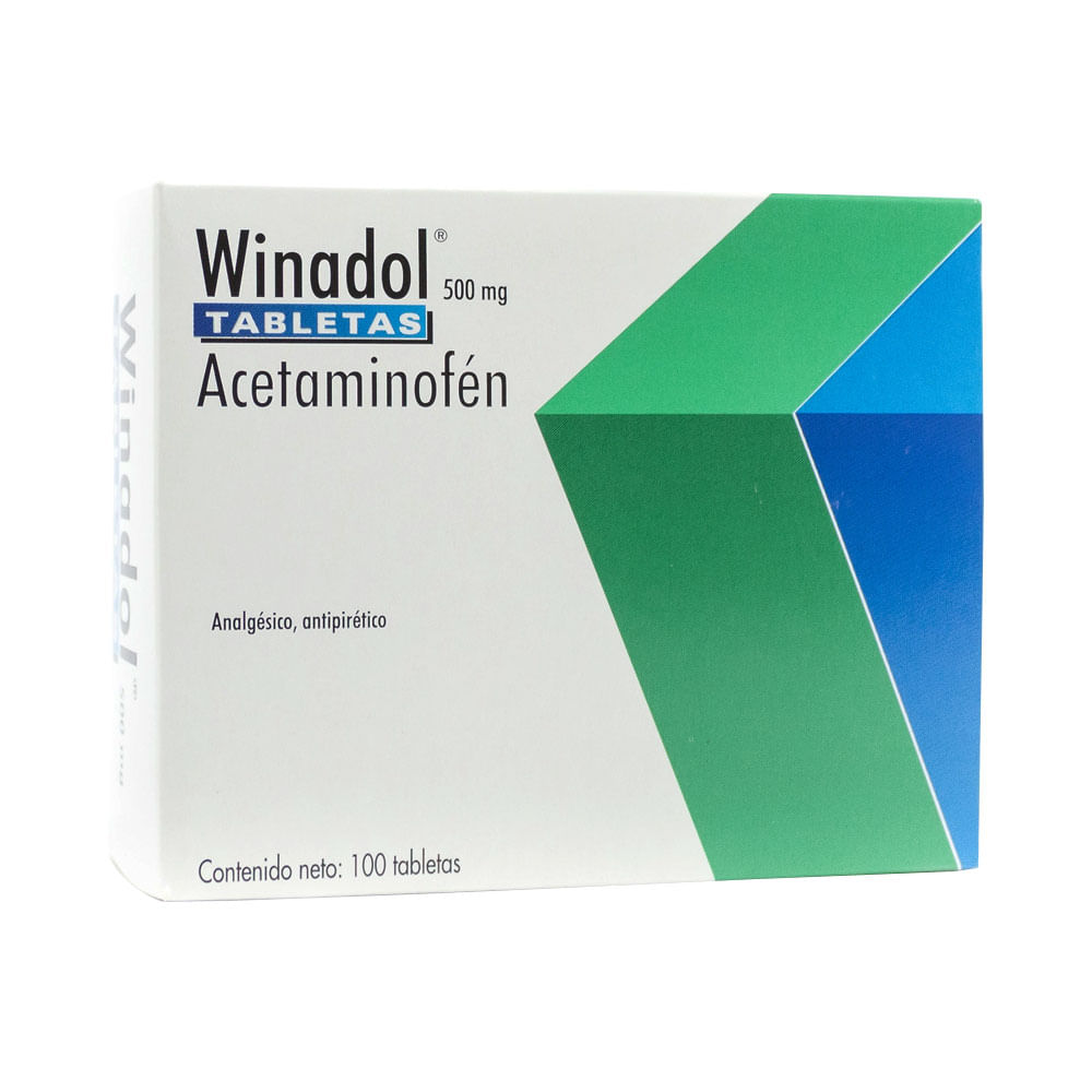 WINADOL TABLETAS 500 MG - Farmacia Pasteur - Farmacias Pasteur