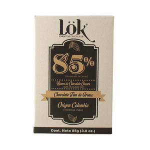 LOK CHOCOLATE 85% CACAO BARRA 85 G