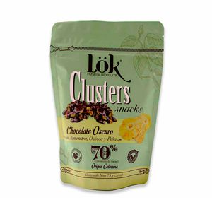 LOK CLUSTERS 70% ALMENDRAS-QUINOA-PIÑA 75 G