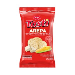 TOSTI AREPA YUPI BOLSA 150 G
