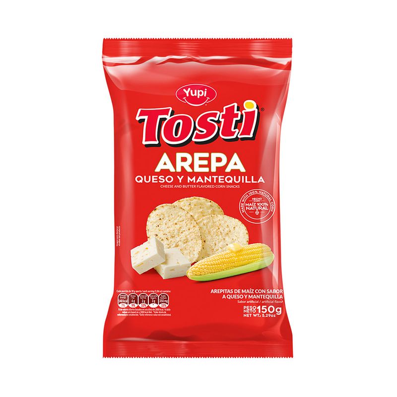 Oferta Tosti arepa yupi 150g en Makro