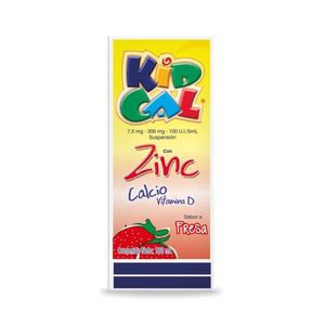 KIDCAL SUSPENSION 300 MG FRESA CAJA 180 ML
