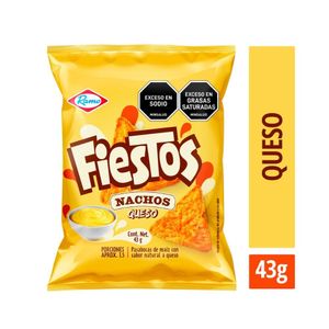 FIESTOS NACHOS RAMO QUESO BOLSA 43 G