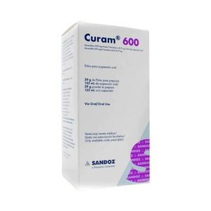 CURAM POLVO PARA RECONSTITUIR 600 MG CAJA 125 ML