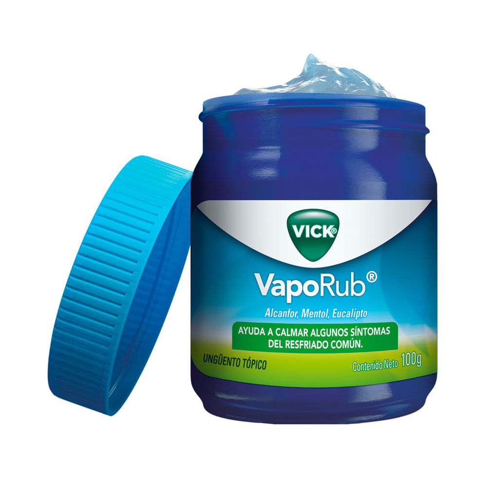 VICK VAPORUB UNGUENTO POTE 100 G - Farmacia Pasteur - Medicamentos y cuidado  personal