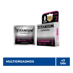CONDON MULTIORGASMOS TITANIUM CAJA X 3 UNDS