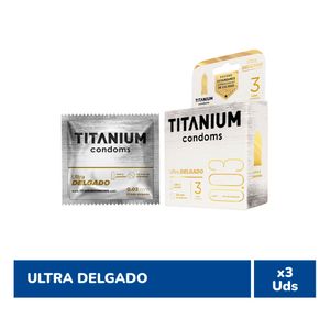 CONDON ULTRADELGADO TITANIUM CAJA X 3 UND