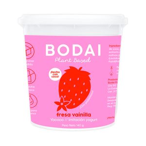 BODAI YOCOCO YOGURT VAINILLA - FRESA FRASCO 140 G