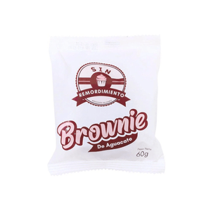 SIN REMORDIMIENTO BROWNIE AGUACATE BOLSA 40 G
