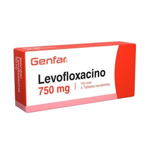 LEVOFLOXACINO GENFAR TABLETAS 750 MG