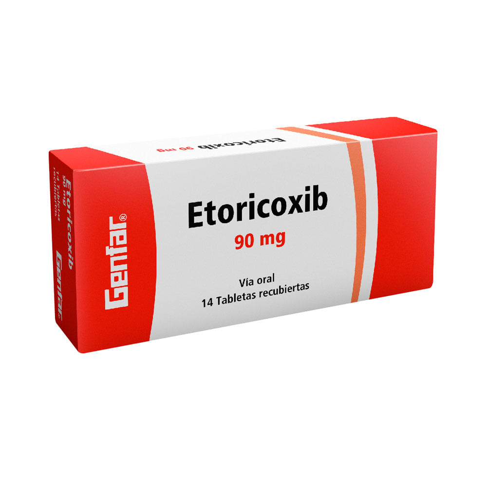 ETORICOXIB GENFAR TABLETAS 90 MG - Farmacia Pasteur - Medicamentos y ...