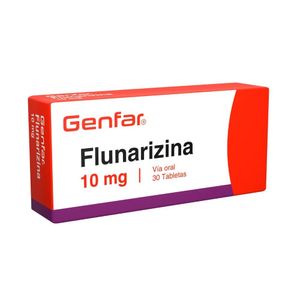 FLUNARIZINA GENFAR TABLETAS 10 MG