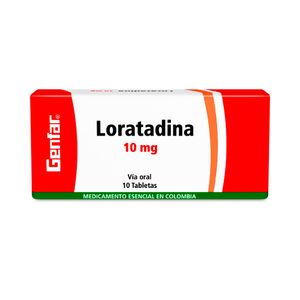 LORATADINA GENFAR TABLETAS 10 MG