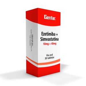 EZETIMIBA+SIMVASTATINA GF RG TABLETAS 10/40 MG
