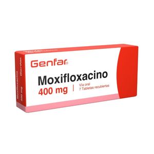 MOXIFLOXACINO GENFAR TABLETAS 400 MG