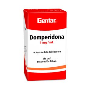 DOMPERIDONA GENFAR SUSPENSION 1 MG CAJA 60 ML