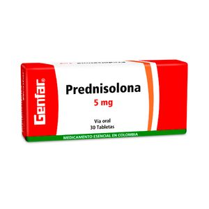 PREDNISOLONA GENFAR TABLETAS 5 MG