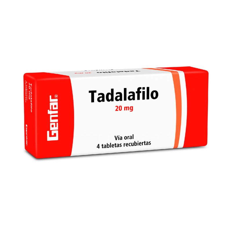 Tadalafilo Tabletas 20 Mg