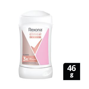 DESODORANTE REXONA CLINICAL EXPERT CLASSIC BARRA 46 G