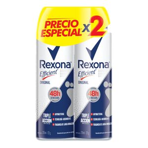 TALCO REXONA EFFICIENT SPRAY 2 X 210 ML