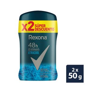 DESODORANTE REXONA DEO XTRACOOL BARRA 2X50G P.ESPECIAL