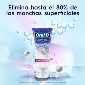 CREMA DENTAL ORAL B 3D WHITE CAJA 140 G