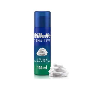 ESPUMA AFEITAR GILLETTE SENSITIVE FRASCO 155 ML